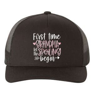 First Time Grandma Let the Spoiling Begin 1st Time New Yupoong Adult 5-Panel Trucker Hat