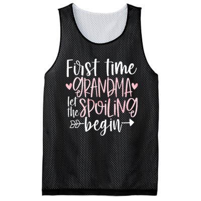 First Time Grandma Let the Spoiling Begin 1st Time New Mesh Reversible Basketball Jersey Tank