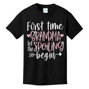 First Time Grandma Let the Spoiling Begin 1st Time New Kids T-Shirt