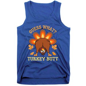 Funny Thanksgiving Guess What Turkey Butt Tank Top