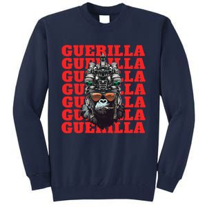 Funny tactical gorilla guerilla with night vision and helmet  Tall Sweatshirt