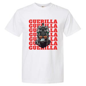 Funny tactical gorilla guerilla with night vision and helmet  Garment-Dyed Heavyweight T-Shirt