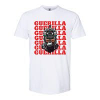 Funny tactical gorilla guerilla with night vision and helmet  Softstyle CVC T-Shirt