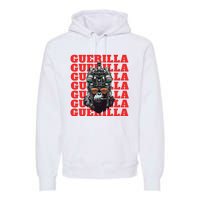 Funny tactical gorilla guerilla with night vision and helmet  Premium Hoodie