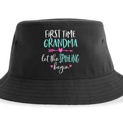 First Time Grandma Let The Spoiling Begin New 1st Time Sustainable Bucket Hat