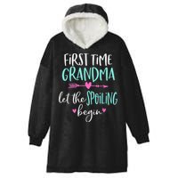 First Time Grandma Let The Spoiling Begin New 1st Time Hooded Wearable Blanket