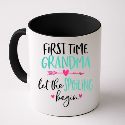 First Time Grandma Let The Spoiling Begin New 1st Time Mug
