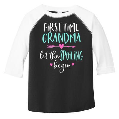 First Time Grandma Let The Spoiling Begin New 1st Time Toddler Fine Jersey T-Shirt
