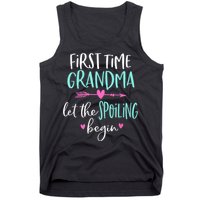 First Time Grandma Let The Spoiling Begin New 1st Time Tank Top