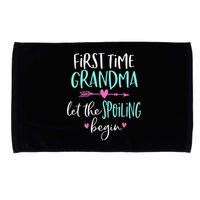 First Time Grandma Let The Spoiling Begin New 1st Time Microfiber Hand Towel