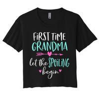 First Time Grandma Let The Spoiling Begin New 1st Time Crop Top