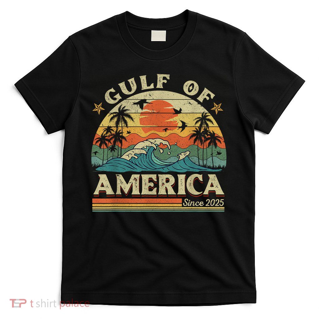 Funny Trump Gulf Of Us America 2025 Trump T-Shirt