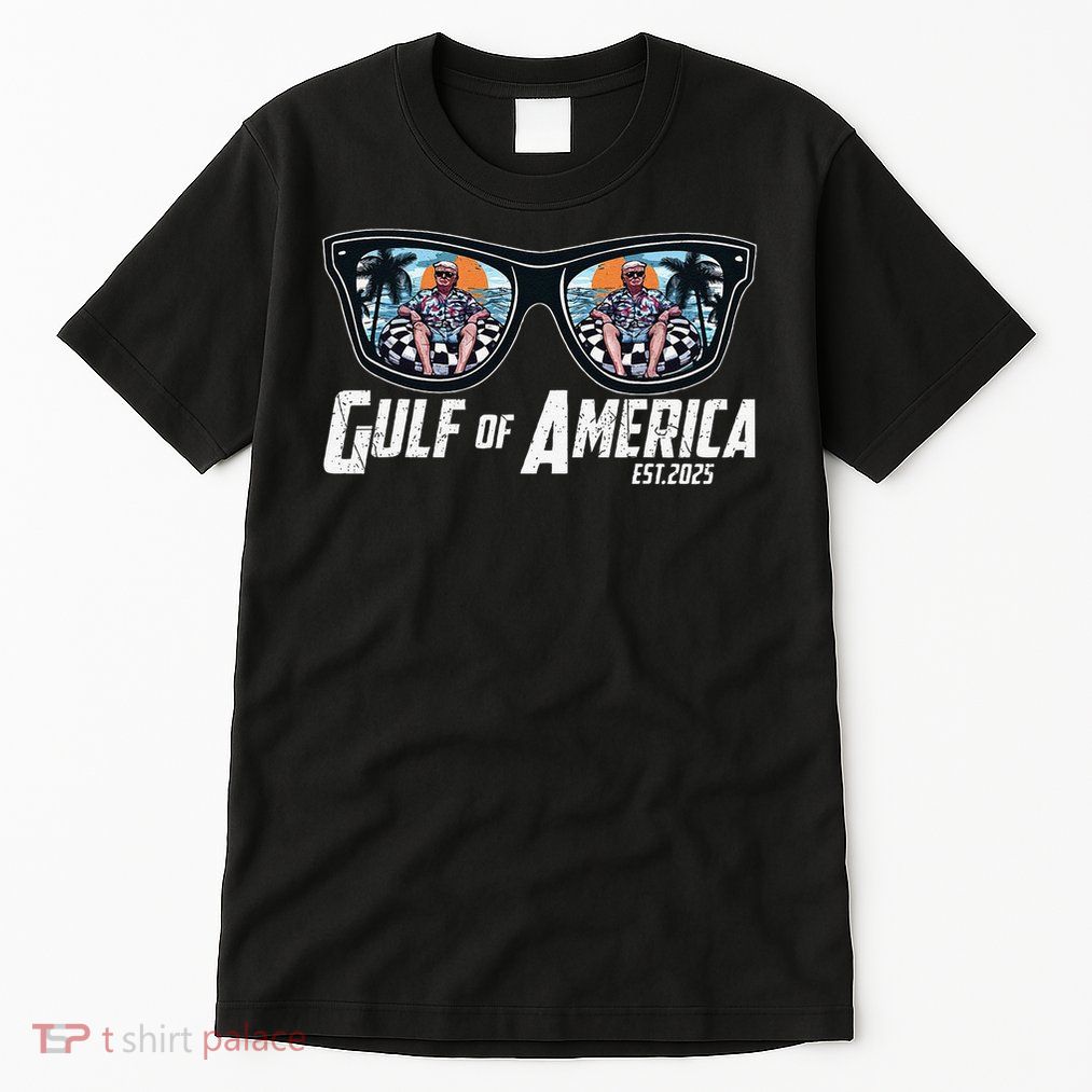 Funny Trump Gulf Of Us America Est 2025 US Beach Tall T-Shirt