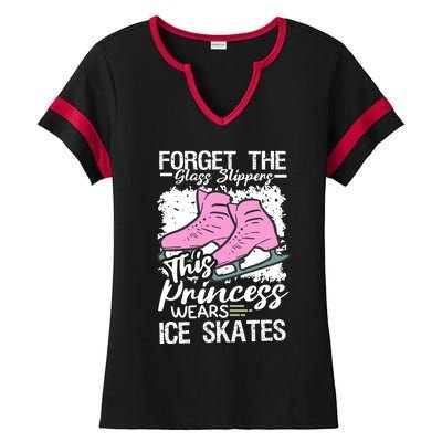 Forget The Glass Slippers This Princess Wear Ice Skate Ladies Halftime Notch Neck Tee