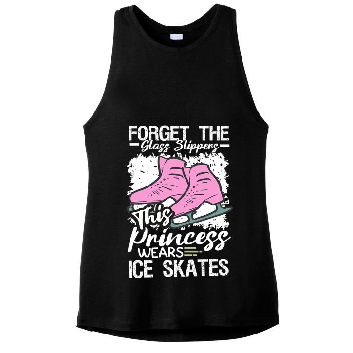 Forget The Glass Slippers This Princess Wear Ice Skate Ladies PosiCharge Tri-Blend Wicking Tank