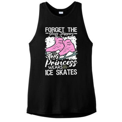 Forget The Glass Slippers This Princess Wear Ice Skate Ladies PosiCharge Tri-Blend Wicking Tank