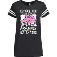 Forget The Glass Slippers This Princess Wear Ice Skate Enza Ladies Jersey Football T-Shirt