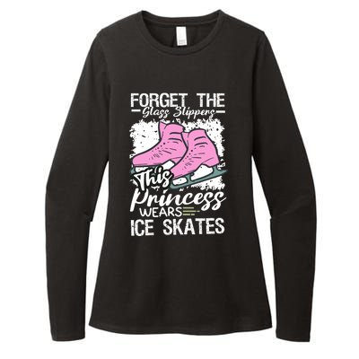 Forget The Glass Slippers This Princess Wear Ice Skate Womens CVC Long Sleeve Shirt