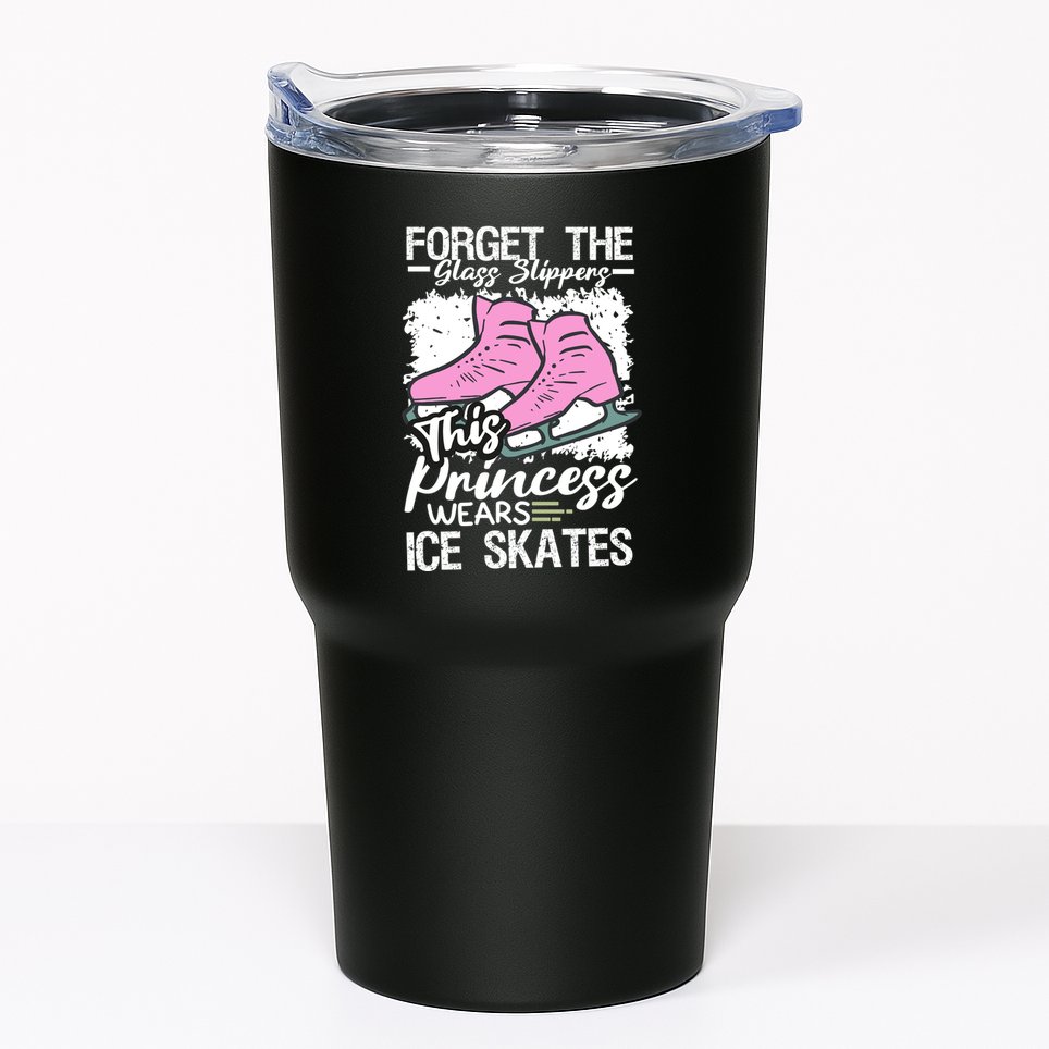 Forget The Glass Slippers This Princess Wear Ice Skate Tumbler