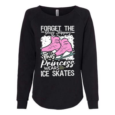 Forget The Glass Slippers This Princess Wear Ice Skate Womens California Wash Sweatshirt