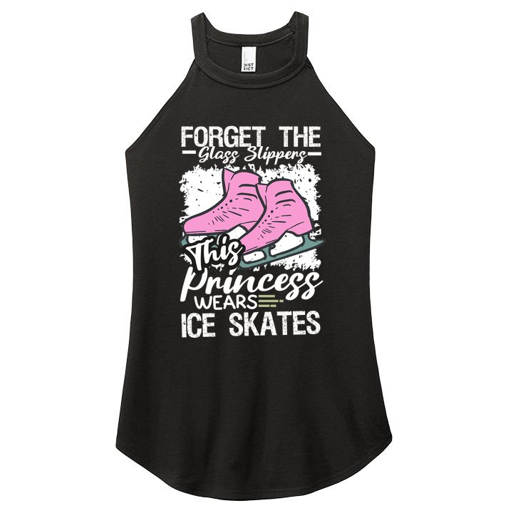 Forget The Glass Slippers This Princess Wear Ice Skate Women's Perfect Tri Rocker Tank