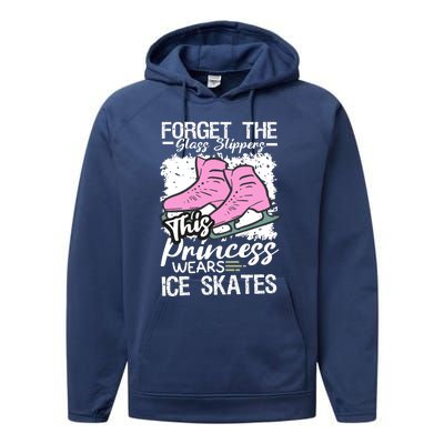 Forget The Glass Slippers This Princess Wear Ice Skate Performance Fleece Hoodie