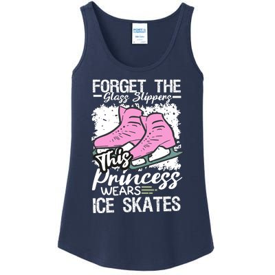 Forget The Glass Slippers This Princess Wear Ice Skate Ladies Essential Tank