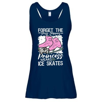 Forget The Glass Slippers This Princess Wear Ice Skate Ladies Essential Flowy Tank