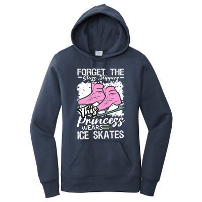 Forget The Glass Slippers This Princess Wear Ice Skate Women's Pullover Hoodie