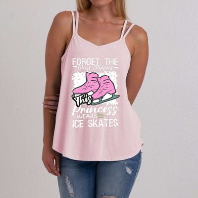 Forget The Glass Slippers This Princess Wear Ice Skate Women's Strappy Tank