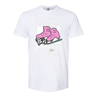 Forget The Glass Slippers This Princess Wear Ice Skate Softstyle CVC T-Shirt