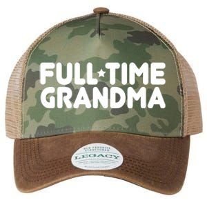 Full Time Grandma Retired Retiret Professional Grandma Funny Gift Legacy Tie Dye Trucker Hat