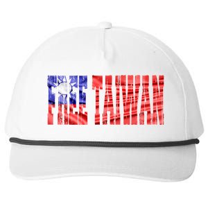 Free Taiwan Gift Snapback Five-Panel Rope Hat