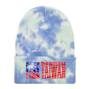 Free Taiwan Gift Tie Dye 12in Knit Beanie