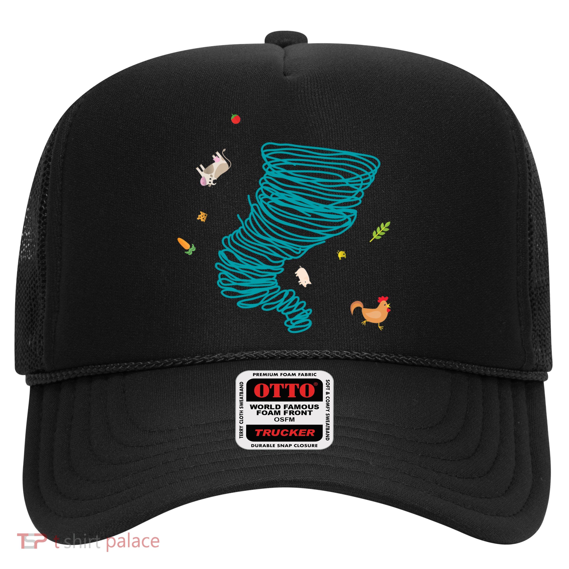 Funny Tornado Gift Weather Twister Hurricane Gift Trucker Hat