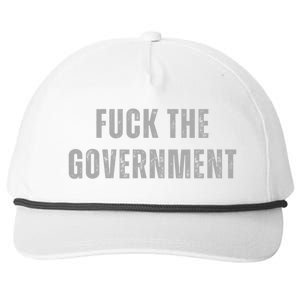 Fuck The Government Snapback Five-Panel Rope Hat