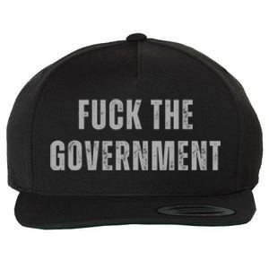 Fuck The Government Wool Snapback Cap