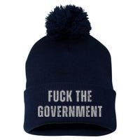 Fuck The Government Pom Pom 12in Knit Beanie