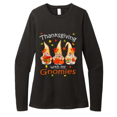 Funny Thanksgiving Gnome Gnomies Lover Womens CVC Long Sleeve Shirt