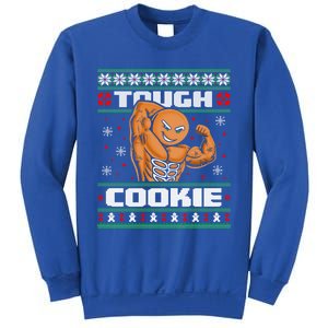 Funny Tough Gingerbread Cookie Ugly Christmas Sweater Gym Gift Sweatshirt