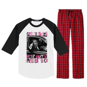 Funny Trump Get In Loser Were Taki Raglan Sleeve Pajama Set