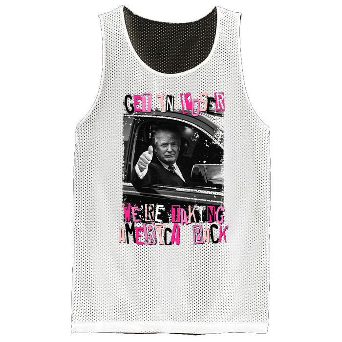 Funny Trump Get In Loser Were Taki Mesh Reversible Basketball Jersey Tank