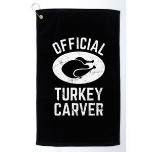 Funny Thanksgiving Guess What Turkey Butt Platinum Collection Golf Towel