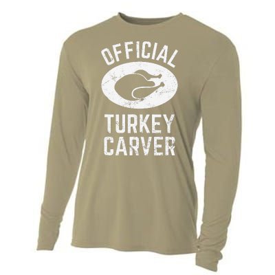 Funny Thanksgiving Guess What Turkey Butt Cooling Performance Long Sleeve Crew