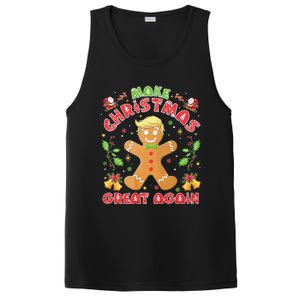 Funny Trump Gingerbread Man Make Christmas Great Again 2024 PosiCharge Competitor Tank