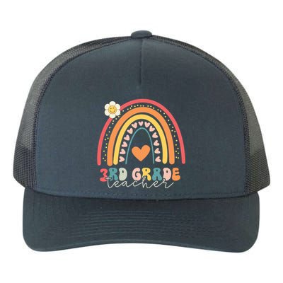 Funny Third Grade Back To School Rainbow Leopard 3Rd Grade Funny Gift Yupoong Adult 5-Panel Trucker Hat