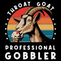 Funny Throat Goat Professional Gobbler Cooling Performance Crew T-Shirt