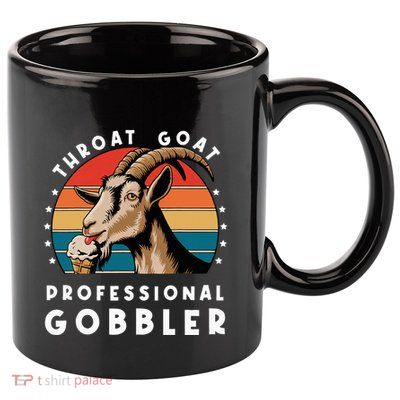 Funny Throat Goat Professional Gobbler 11oz C Handle Ceramic Mug
