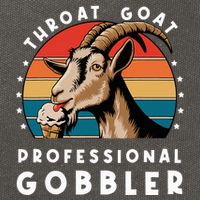 Funny Throat Goat Professional Gobbler Cotton Canvas Backpack