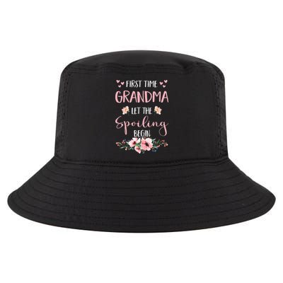 First Time Grandma Let The Spoiling Begin for  Cool Comfort Performance Bucket Hat